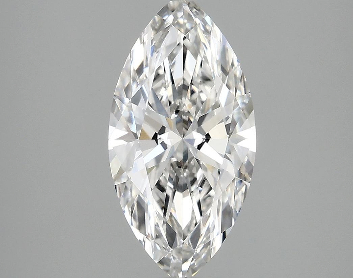 1.8 Carat Marquise Shaped Ideal Cut VVS2 IGI Certified Lab Grown Diamond