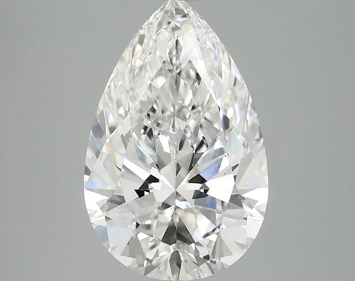 3.05 Carat Pear Shaped Ideal Cut VS1 IGI Certified Lab Grown Diamond