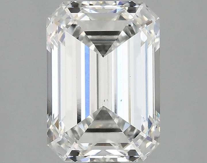 2.59 Carat Emerald Shaped Ideal Cut VS2 IGI Certified Lab Grown Diamond