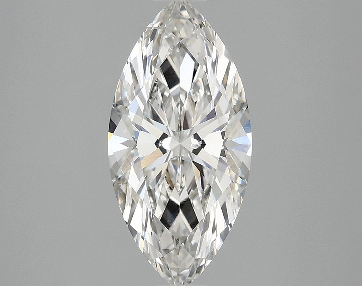 2.08 Carat Marquise Shaped Ideal Cut VVS2 IGI Certified Lab Grown Diamond
