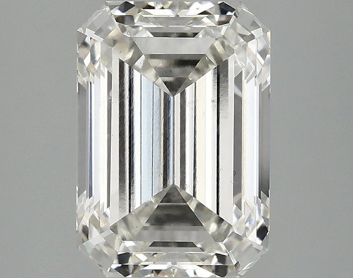 3.09 Carat Emerald Shaped Ideal Cut VS2 IGI Certified Lab Grown Diamond