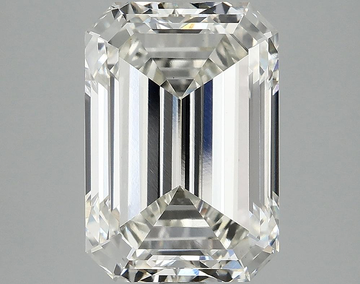 5.05 Carat Emerald Shaped Ideal Cut VS1 IGI Certified Lab Grown Diamond