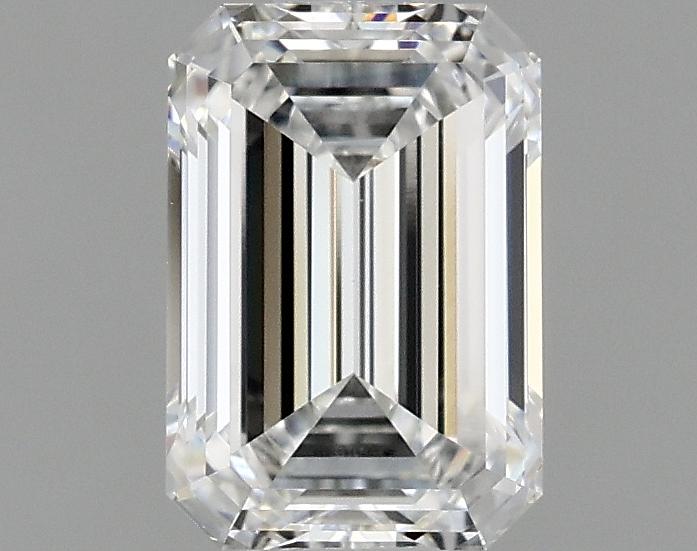 0.98 Carat Emerald Shaped Ideal Cut VVS2 IGI Certified Lab Grown Diamond