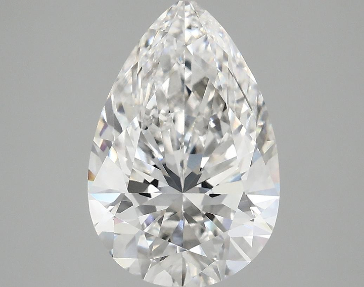 3.05 Carat Pear Shaped Excellent Cut SI1 IGI Certified Lab Grown Diamond