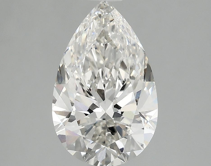 2.07 Carat Pear Shaped Ideal Cut VVS2 IGI Certified Lab Grown Diamond