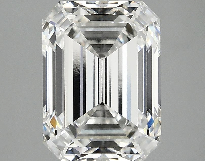 3.04 Carat Emerald Shaped Excellent Cut VVS2 IGI Certified Lab Grown Diamond