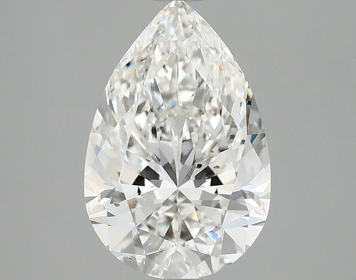 2.55 Carat Pear Shaped Excellent Cut SI1 IGI Certified Lab Grown Diamond