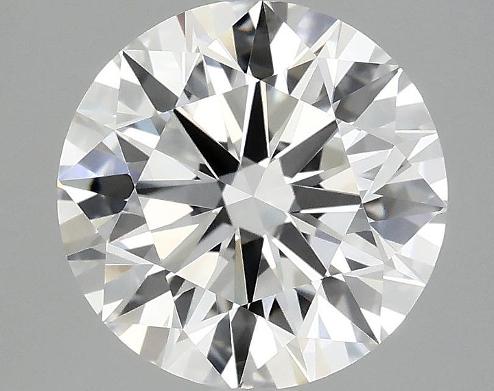 3.08 Carat Round Shaped Ideal Cut VVS2 IGI Certified Lab Grown Diamond