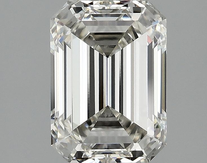 2.06 Carat Emerald Shaped Ideal Cut VVS2 IGI Certified Lab Grown Diamond