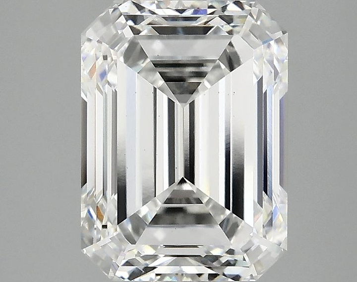 3.07 Carat Emerald Shaped Excellent Cut VS1 IGI Certified Lab Grown Diamond