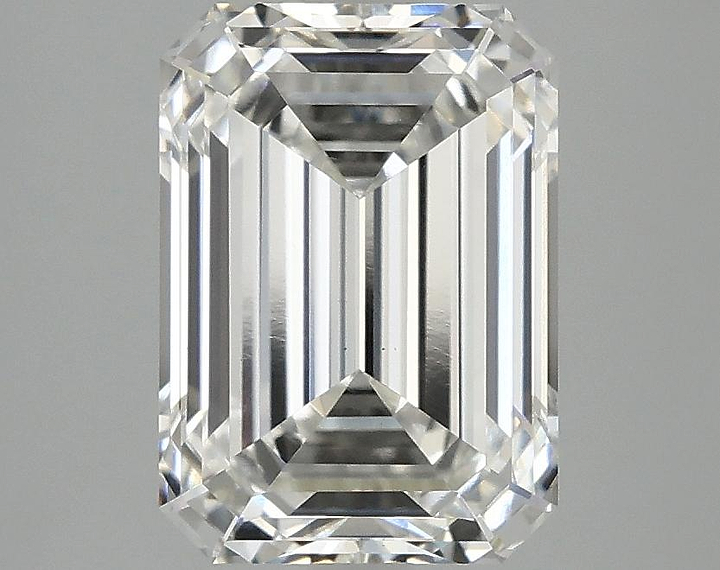 3.03 Carat Emerald Shaped Excellent Cut VS1 IGI Certified Lab Grown Diamond