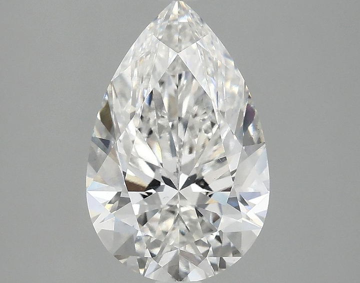 2.5 Carat Pear Shaped Ideal Cut VS2 IGI Certified Lab Grown Diamond