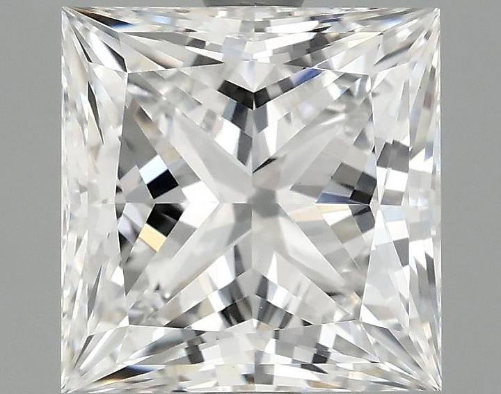 2.01 Carat Princess Shaped Ideal Cut VVS2 IGI Certified Lab Grown Diamond