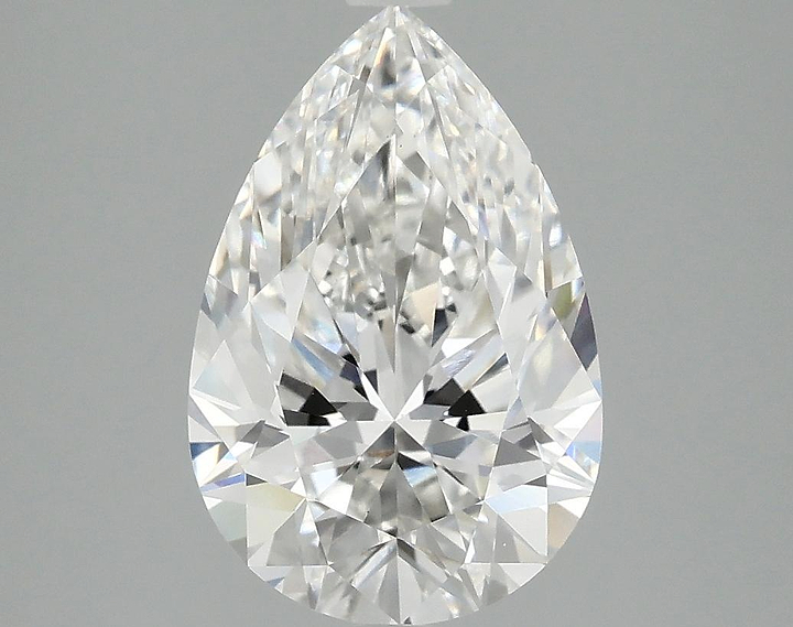 3.06 Carat Pear Shaped Excellent Cut VS1 IGI Certified Lab Grown Diamond