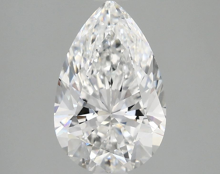 2.0 Carat Pear Shaped Ideal Cut VVS2 IGI Certified Lab Grown Diamond