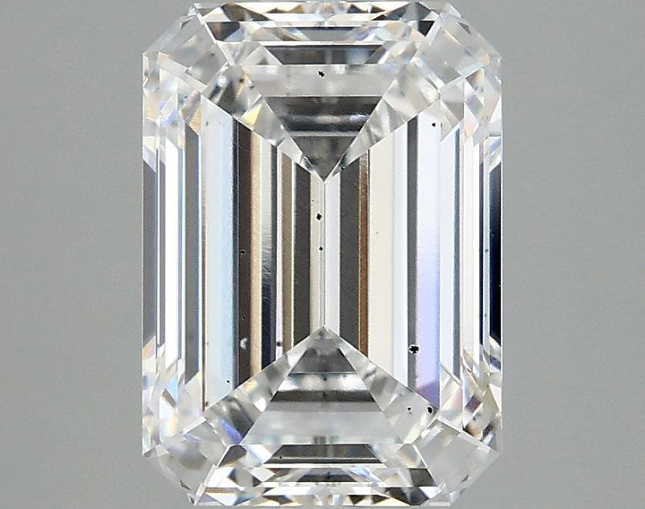 3.07 Carat Emerald Shaped Ideal Cut SI1 IGI Certified Lab Grown Diamond