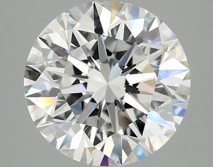 3.09 Carat Round Shaped Ideal Cut VVS2 IGI Certified Lab Grown Diamond