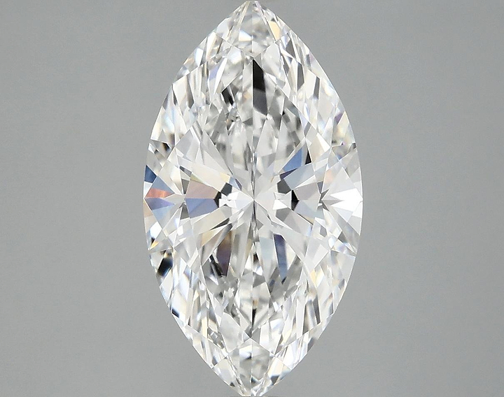 3.06 Carat Marquise Shaped Excellent Cut VVS2 IGI Certified Lab Grown Diamond