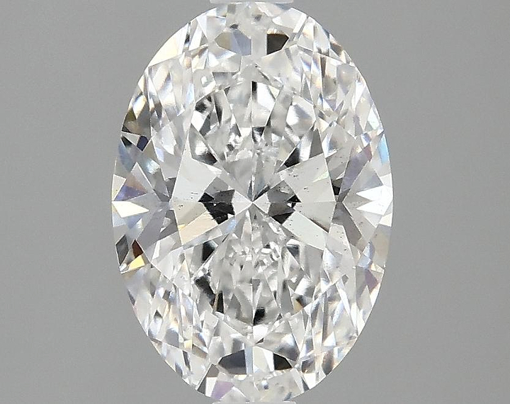 1.9 Carat Oval Shaped Ideal Cut SI1 IGI Certified Lab Grown Diamond