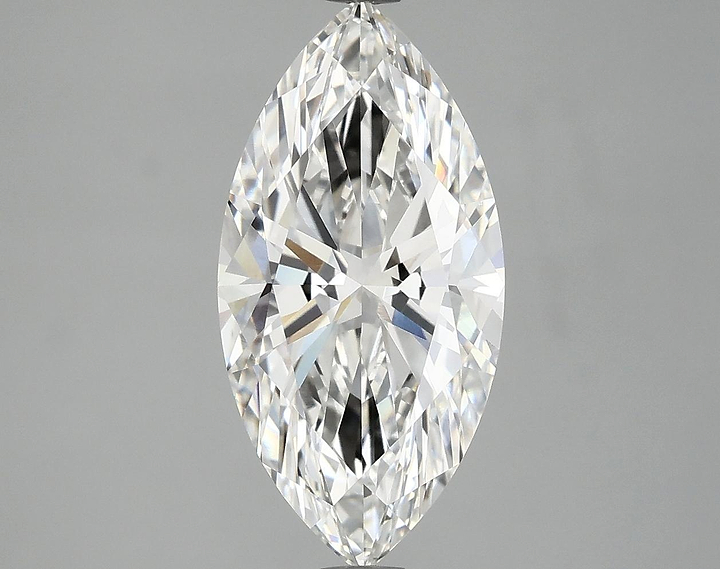 3.09 Carat Marquise Shaped Ideal Cut VVS2 IGI Certified Lab Grown Diamond