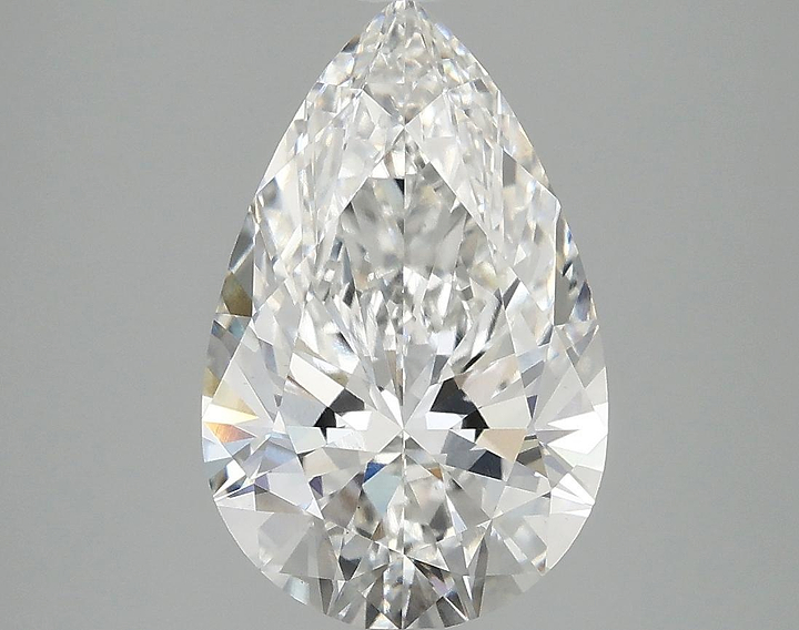 3.06 Carat Pear Shaped Ideal Cut VS1 IGI Certified Lab Grown Diamond