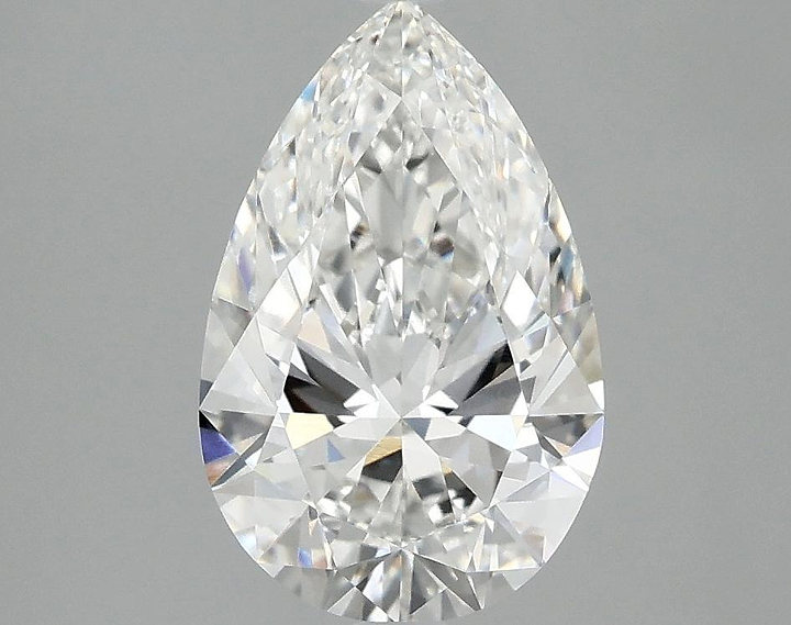 2.02 Carat Pear Shaped Ideal Cut VVS2 IGI Certified Lab Grown Diamond