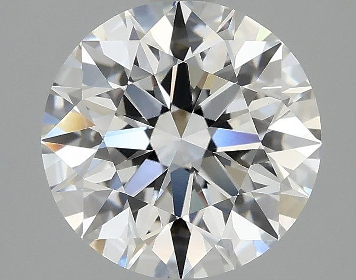 2.58 Carat Round Shaped Ideal Cut VVS2 IGI Certified Lab Grown Diamond