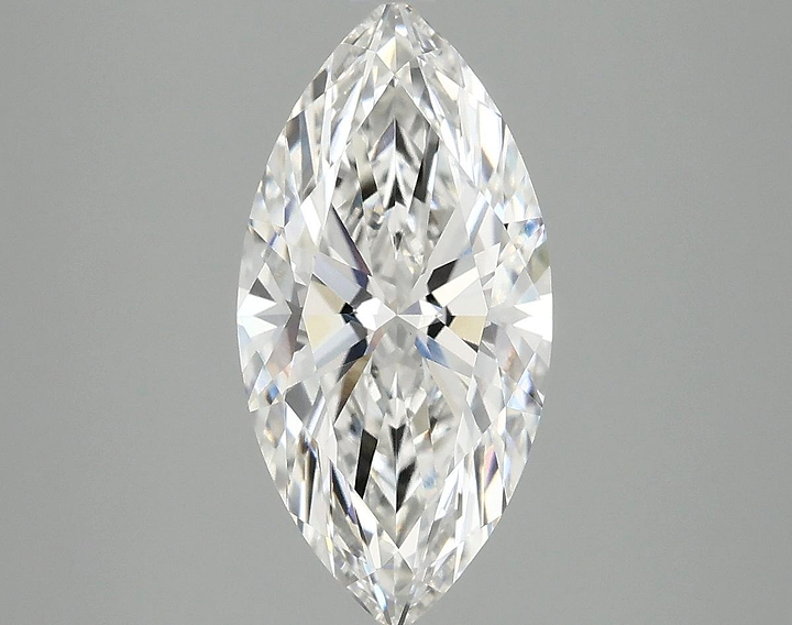 2.58 Carat Marquise Shaped Ideal Cut VVS2 IGI Certified Lab Grown Diamond