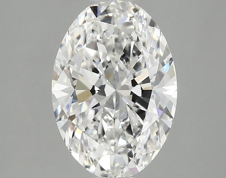 2.03 Carat Oval Shaped Ideal Cut VVS2 IGI Certified Lab Grown Diamond
