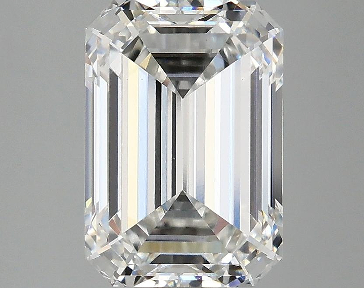 2.99 Carat Emerald Shaped Ideal Cut VVS2 IGI Certified Lab Grown Diamond