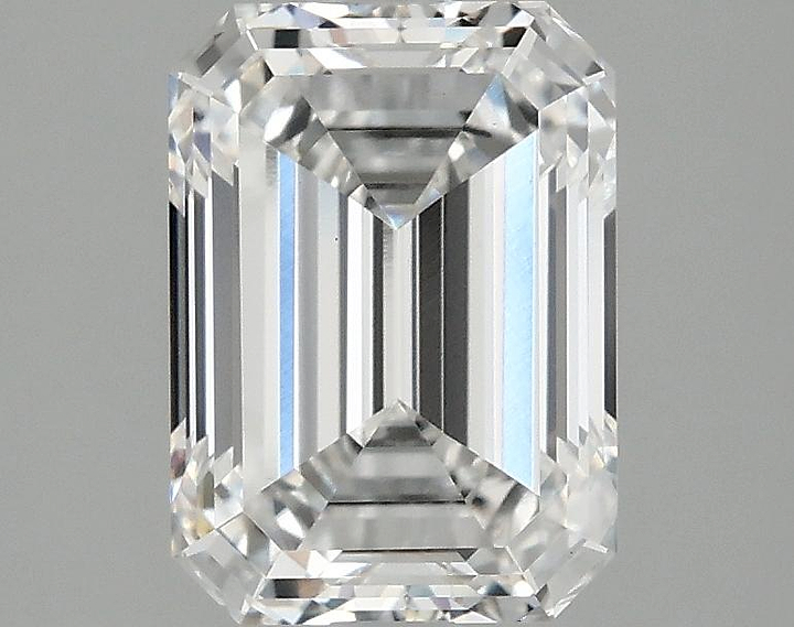 2.55 Carat Emerald Shaped Ideal Cut VS1 IGI Certified Lab Grown Diamond