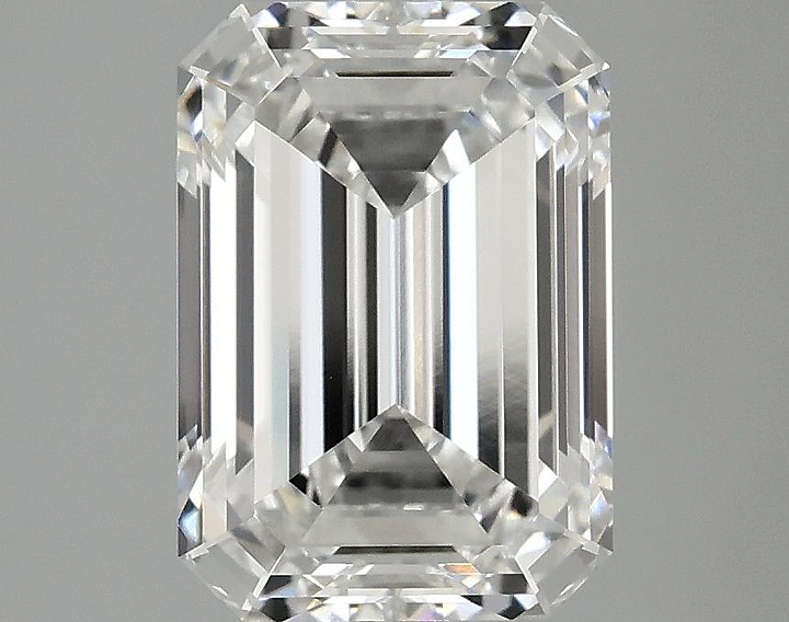 3.06 Carat Emerald Shaped Ideal Cut VVS2 IGI Certified Lab Grown Diamond