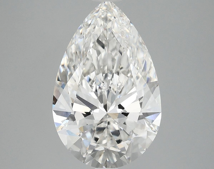 4.04 Carat Pear Shaped Ideal Cut VS1 IGI Certified Lab Grown Diamond