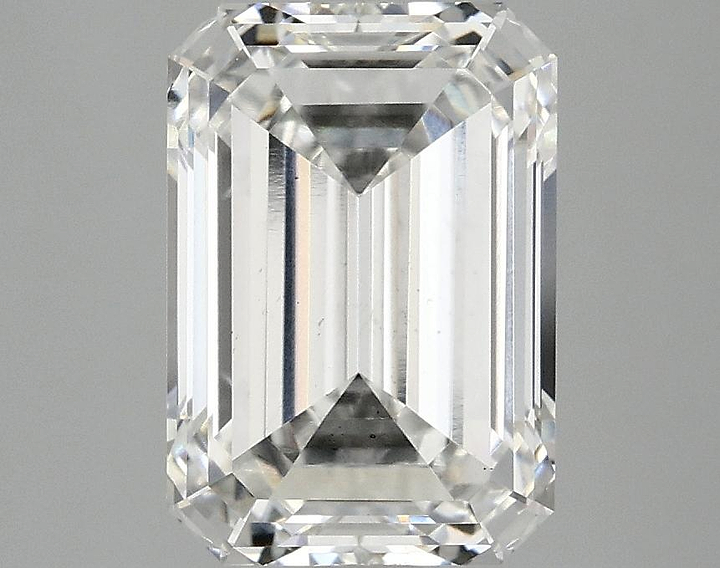 3.09 Carat Emerald Shaped Ideal Cut VS1 IGI Certified Lab Grown Diamond