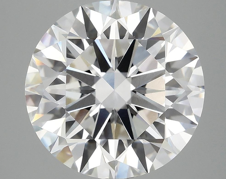 6.07 Carat Round Shaped Ideal Cut VVS2 IGI Certified Lab Grown Diamond