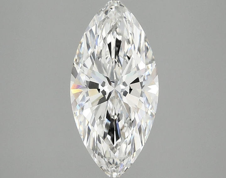 2.06 Carat Marquise Shaped Excellent Cut VVS2 IGI Certified Lab Grown Diamond
