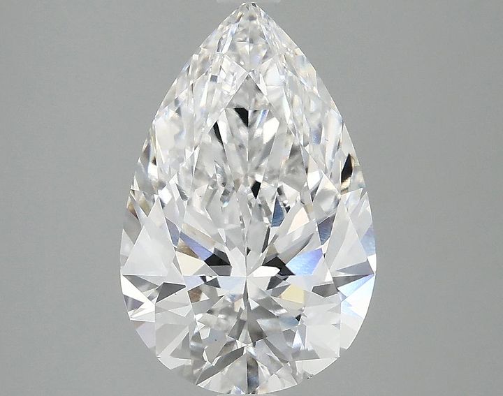 3.09 Carat Pear Shaped Ideal Cut VS1 IGI Certified Lab Grown Diamond
