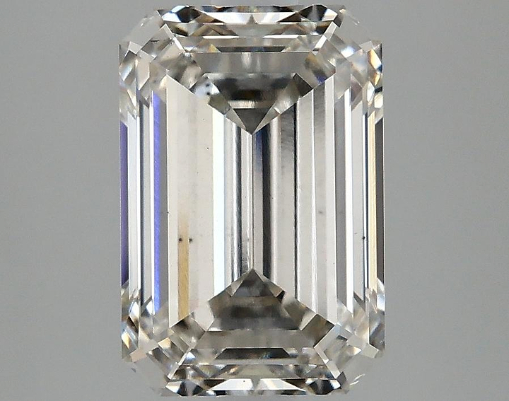3.08 Carat Emerald Shaped Ideal Cut VS2 IGI Certified Lab Grown Diamond
