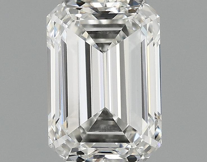 0.98 Carat Emerald Shaped Ideal Cut VVS2 IGI Certified Lab Grown Diamond