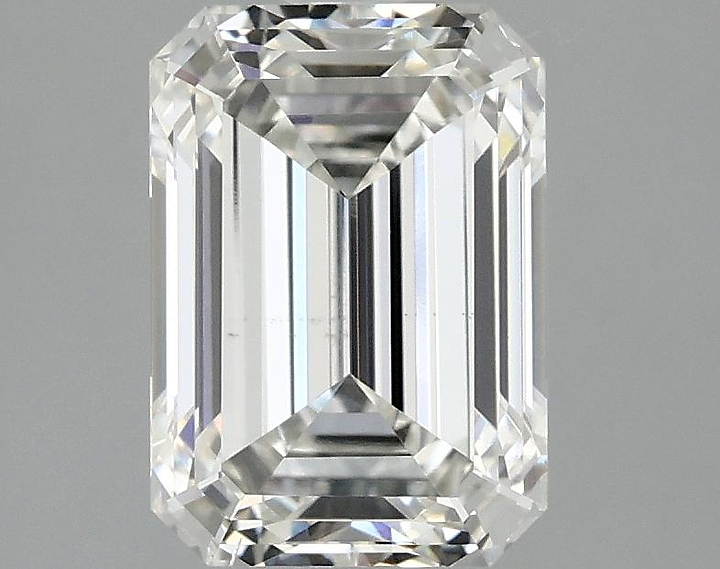 2.53 Carat Emerald Shaped Ideal Cut VS2 IGI Certified Lab Grown Diamond