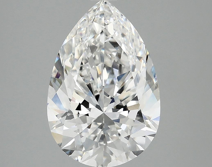 3.08 Carat Pear Shaped Excellent Cut VS2 IGI Certified Lab Grown Diamond