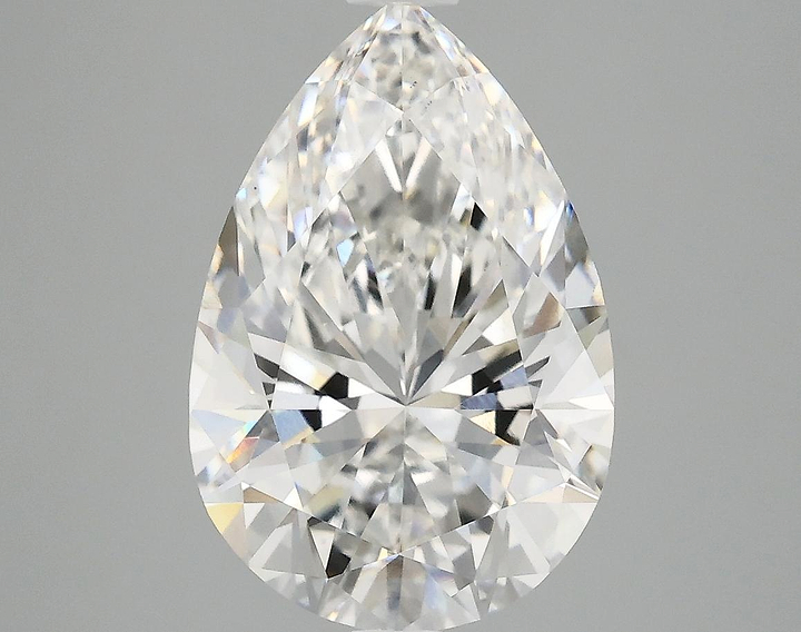 4.08 Carat Pear Shaped Excellent Cut VS1 IGI Certified Lab Grown Diamond