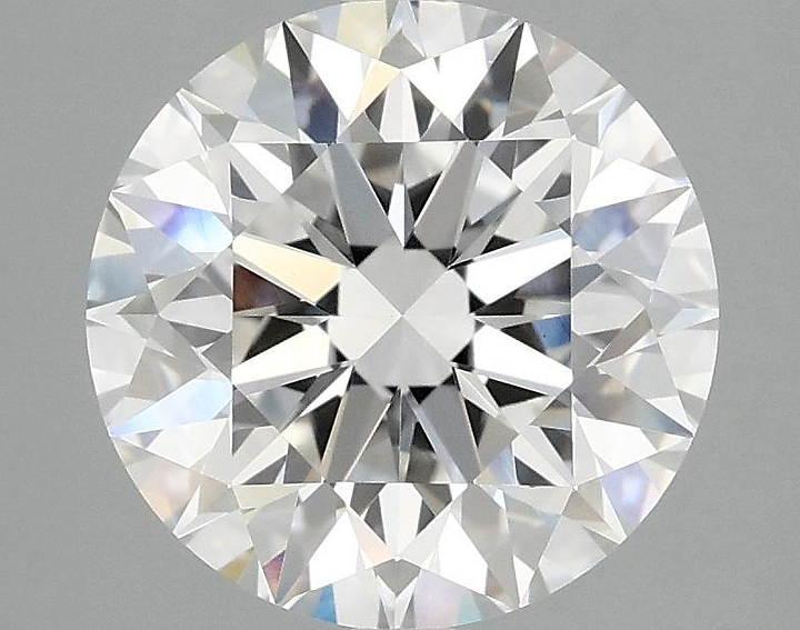 3.09 Carat Round Shaped Excellent Cut VVS2 IGI Certified Lab Grown Diamond