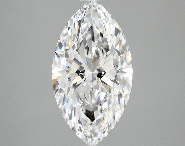 3.08 Carat Marquise Shaped Excellent Cut VS1 IGI Certified Lab Grown Diamond