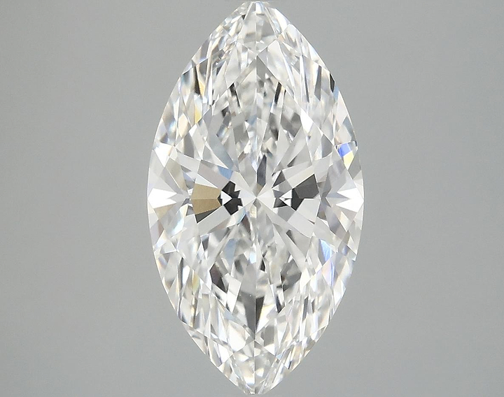 3.02 Carat Marquise Shaped Excellent Cut VVS2 IGI Certified Lab Grown Diamond