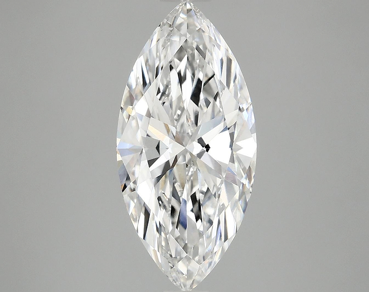 2.98 Carat Marquise Shaped Excellent Cut VVS2 IGI Certified Lab Grown Diamond