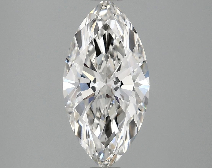 1.97 Carat Marquise Shaped Ideal Cut VVS2 IGI Certified Lab Grown Diamond