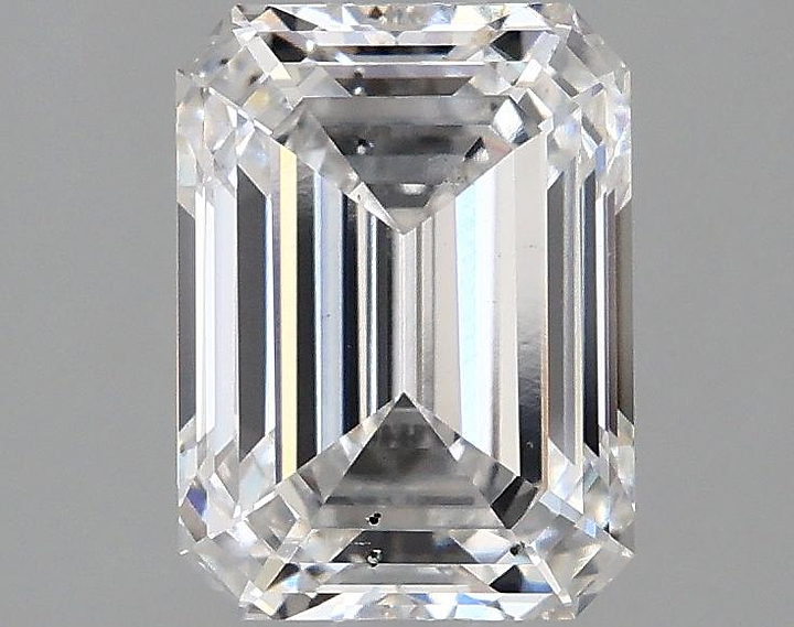 2.06 Carat Emerald Shaped Excellent Cut SI1 IGI Certified Lab Grown Diamond