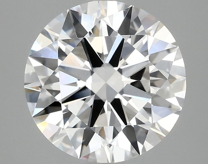3.06 Carat Round Shaped Ideal Cut VVS2 IGI Certified Lab Grown Diamond