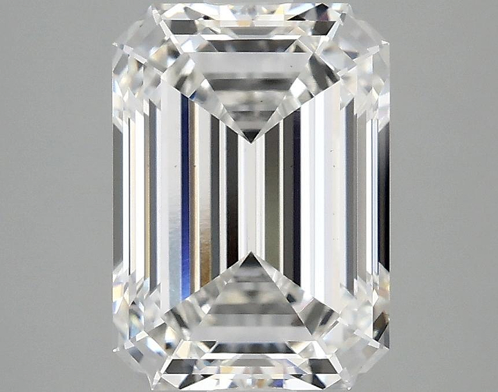 3.03 Carat Emerald Shaped Excellent Cut VS1 IGI Certified Lab Grown Diamond